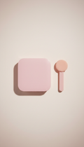 Soft pink brow stamp kit